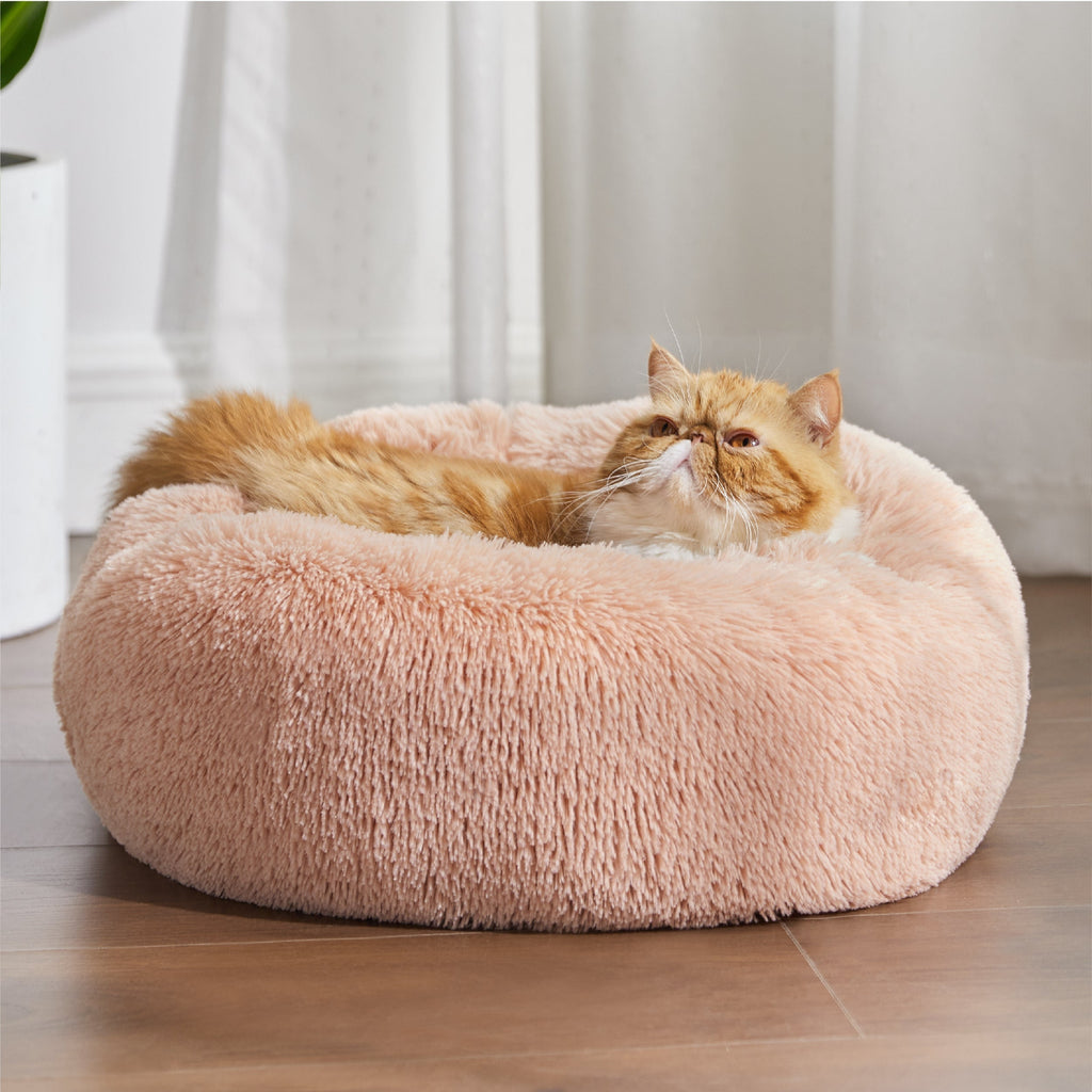 Calming Donut Bed for Dogs and Cats