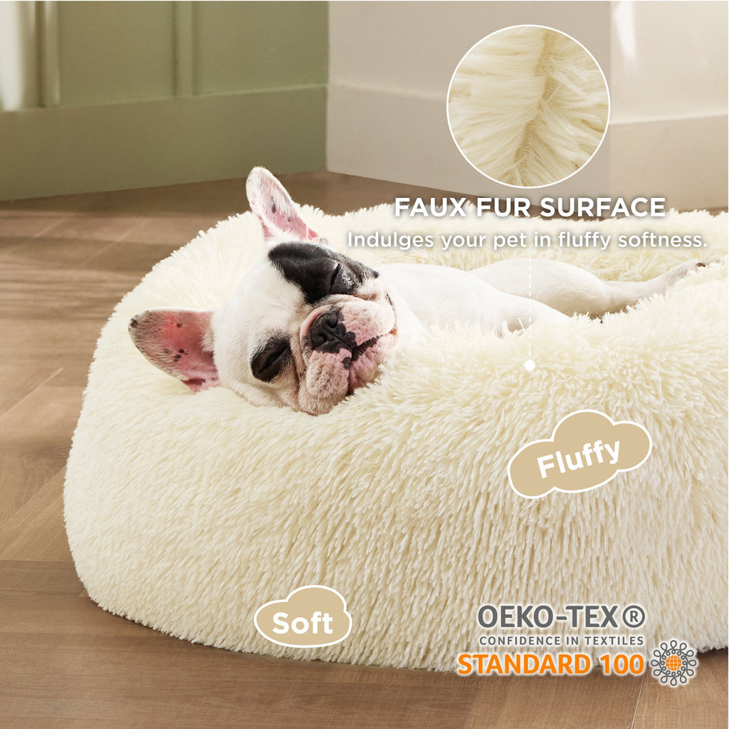Calming Donut Bed for Dogs and Cats