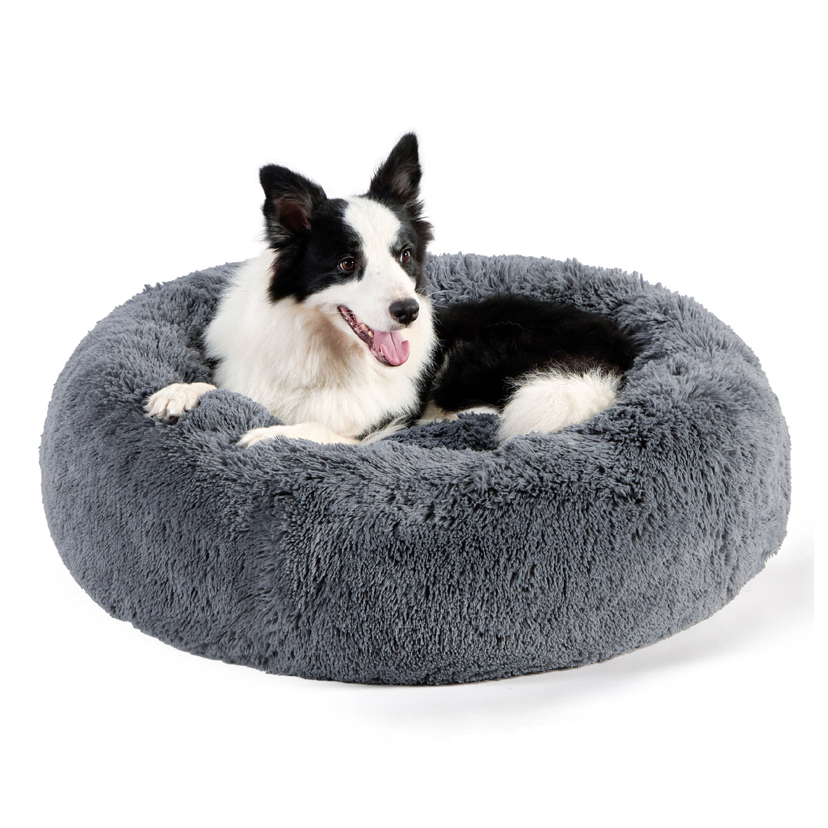 Calming Donut Bed for Dogs and Cats