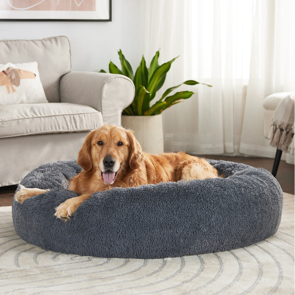 Calming Donut Bed for Dogs and Cats