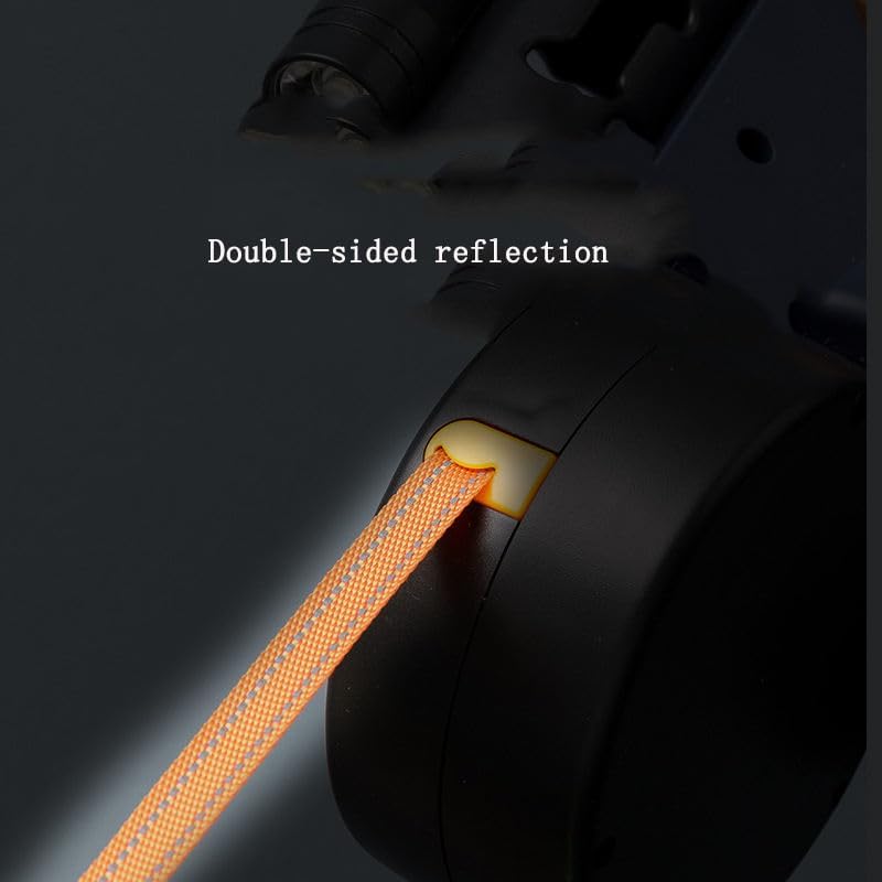 Double Leash for Two Dogs, No Tangle Double Dog Leash, Equipped with a 360° Swivel, High-Strength LED Light, and Reflective Durable Nylon Strap, Ideal for Small and Medium Pets