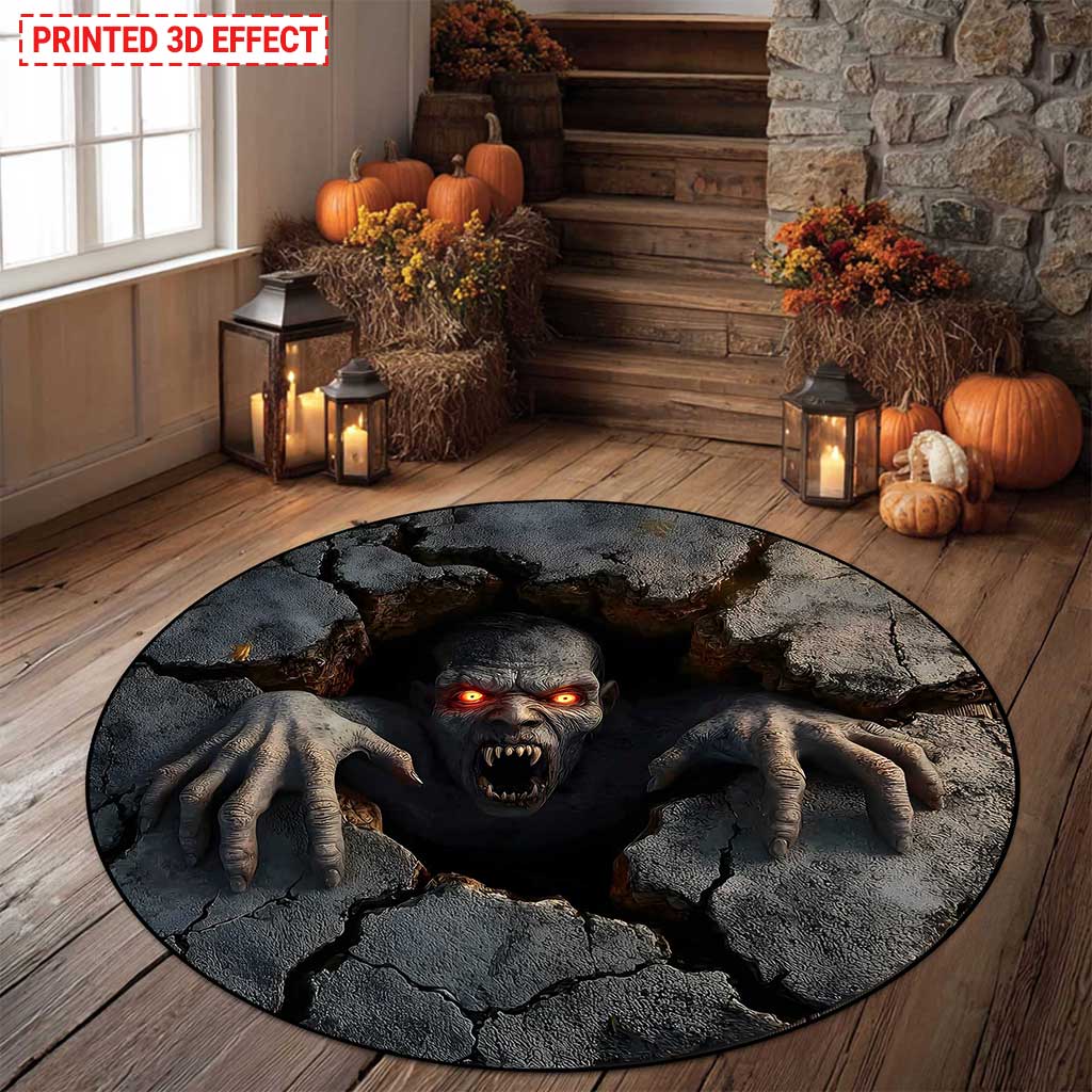 Monster Halloween 3D Printed Rug UKTZ5220906