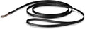 PetSafe Nylon Leash - Chew-Resistant Cat & Dog Behavioral Training Leash - Compatible with Easy-Walk Harness - Traditional-Style Reliable Pet Lead with a Padded Hand Wrap - 3/8" x 6' - Black