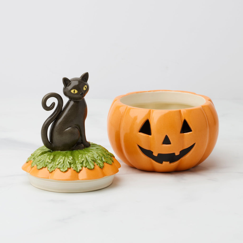 Haunted Halloween Covered Candy Jar