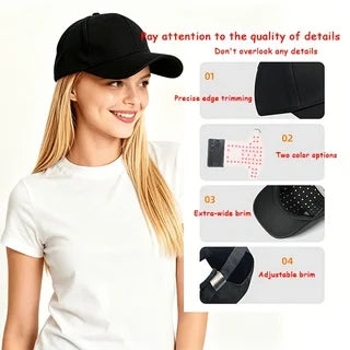 Head Massage Cap | Red & Blue Light, 4 Modes, Timer
