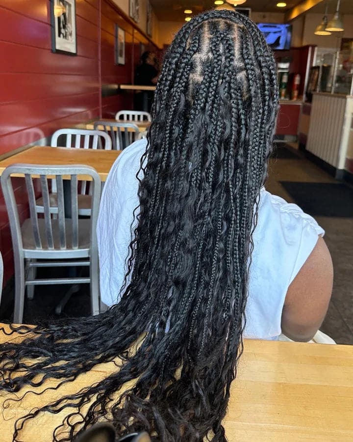 Deep Wave Bulk Hair Extensions for Braiding