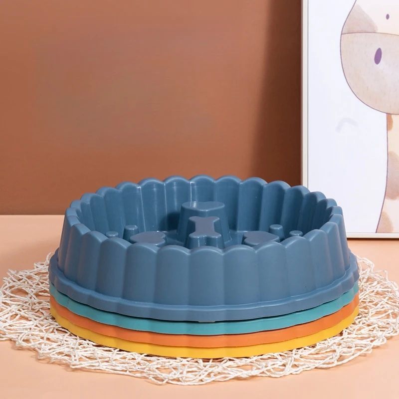 Pet Supplies Dog Cat Anti Choking Feeding Food Bowls Puppy Slow Down Eating Feeder Dish Prevent Obesity New Product Variety