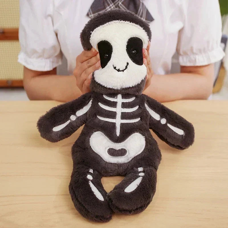 Chilling Skeleton and Mysterious Mummy Halloween Plush Toys