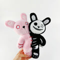 Halloween Two Head Skull Rabbit Plush